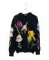 DOLCE & GABBANA（ドルチェ＆ガッバーナ）の古着「フローラルニット」｜ブラック