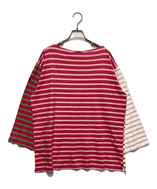 Le minor（ルミノア）Le minor (ルミノア) TOMORROW LAND (トゥモローランド) 別注クレイジーパターン ビッグバスクシャツ ピンク サイズ:Fの古着・服飾アイテム