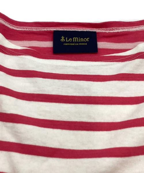 Le minor（ルミノア）Le minor (ルミノア) TOMORROW LAND (トゥモローランド) 別注クレイジーパターン ビッグバスクシャツ ピンク サイズ:Fの古着・服飾アイテム