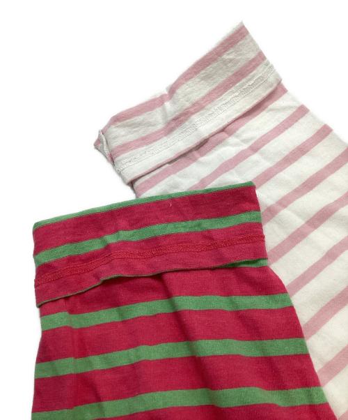 Le minor（ルミノア）Le minor (ルミノア) TOMORROW LAND (トゥモローランド) 別注クレイジーパターン ビッグバスクシャツ ピンク サイズ:Fの古着・服飾アイテム