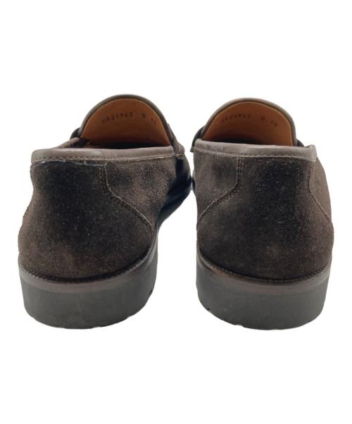 Salvatore Ferragamo（サルヴァトーレ フェラガモ）Salvatore Ferragamo (サルヴァトーレ フェラガモ) ガンチーニスウェードローファー ブラウン サイズ:10の古着・服飾アイテム