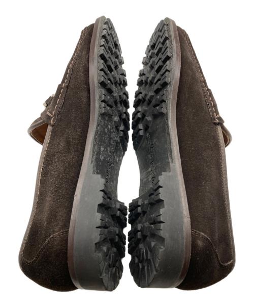 Salvatore Ferragamo（サルヴァトーレ フェラガモ）Salvatore Ferragamo (サルヴァトーレ フェラガモ) ガンチーニスウェードローファー ブラウン サイズ:10の古着・服飾アイテム