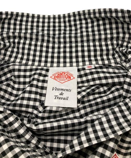 DANTON（ダントン）DANTON (ダントン) ギンガムチェックシャツワンピース ブラック サイズ:36の古着・服飾アイテム