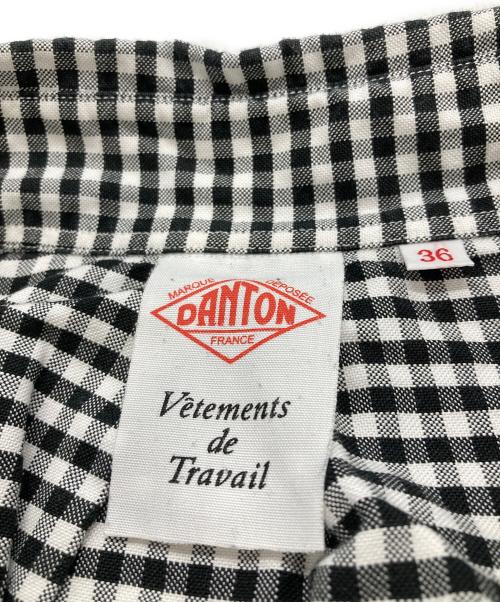 DANTON（ダントン）DANTON (ダントン) ギンガムチェックシャツワンピース ブラック サイズ:36の古着・服飾アイテム