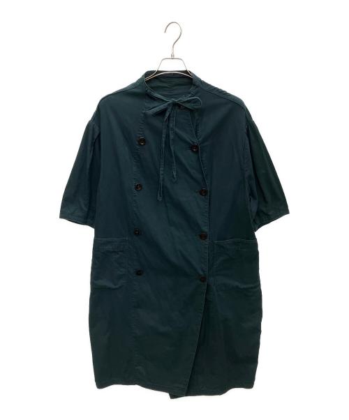 KAPITAL（キャピタル）KAPITAL (キャピタル) ノーカラーコート グリーン サイズ:XSの古着・服飾アイテム