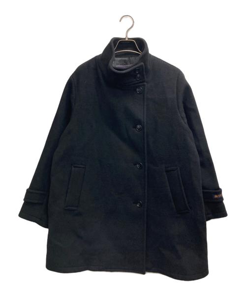 JOURNAL STANDARD relume（ジャーナルスタンダード レリューム）JOURNAL STANDARD relume (ジャーナルスタンダード レリューム) スーパーファインビーバーSTANDコート ブラック サイズ:36の古着・服飾アイテム