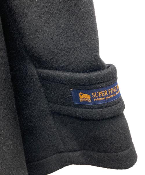 JOURNAL STANDARD relume（ジャーナルスタンダード レリューム）JOURNAL STANDARD relume (ジャーナルスタンダード レリューム) スーパーファインビーバーSTANDコート ブラック サイズ:36の古着・服飾アイテム