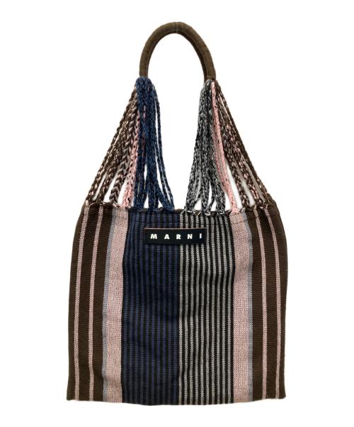 MARNI（マルニ）MARNI (マルニ) ハンモックトートバッグ ブラウンの古着・服飾アイテム