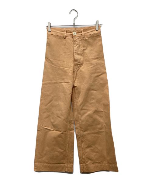 JESSE KAMM（ジェシーカム）JESSE KAMM (ジェシーカム) コットンキャンバス セーラーパンツ オレンジ サイズ:2の古着・服飾アイテム