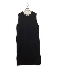 Cen.（セン）の古着「パイピングリボンワンピース」｜ブラック