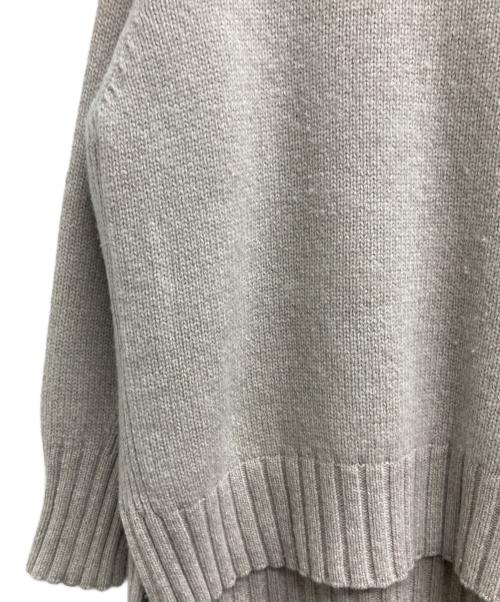 MACPHEE（マカフィー）MACPHEE (マカフィー) ラムカシミヤ クルーネックプルオーバー ベージュ サイズ:Sの古着・服飾アイテム