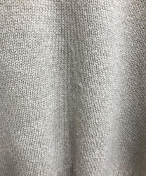 MACPHEE（マカフィー）MACPHEE (マカフィー) ラムカシミヤ クルーネックプルオーバー ベージュ サイズ:Sの古着・服飾アイテム