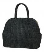 manimarisマニマリス）の古着「アバカボストンバッグ」｜ブラック