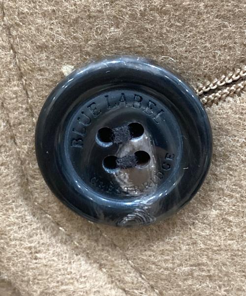 BLUE LABEL CRESTBRIDGE（ブルーレーベルクレストブリッジ）BLUE LABEL CRESTBRIDGE (ブルーレーベルクレストブリッジ) ダッフルコート ベージュ サイズ:36の古着・服飾アイテム