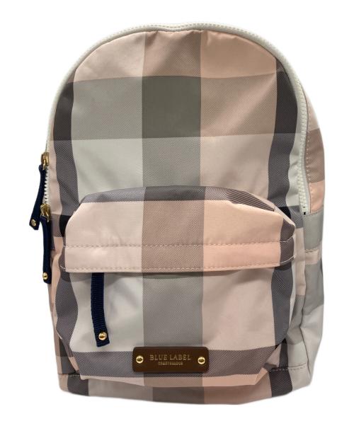 BLUE LABEL CRESTBRIDGE（ブルーレーベルクレストブリッジ）BLUE LABEL CRESTBRIDGE (ブルーレーベルクレストブリッジ) リュック ピンクの古着・服飾アイテム