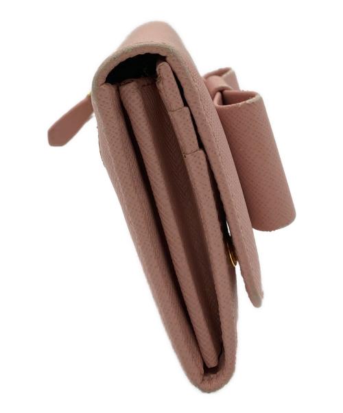 PRADA（プラダ）PRADA (プラダ) 長財布 ピンクの古着・服飾アイテム