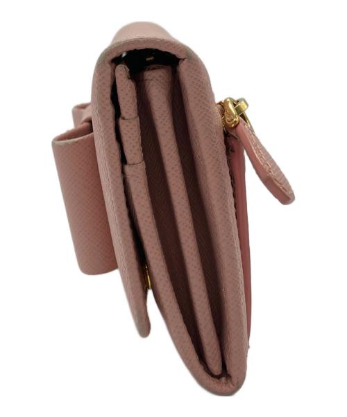 PRADA（プラダ）PRADA (プラダ) 長財布 ピンクの古着・服飾アイテム