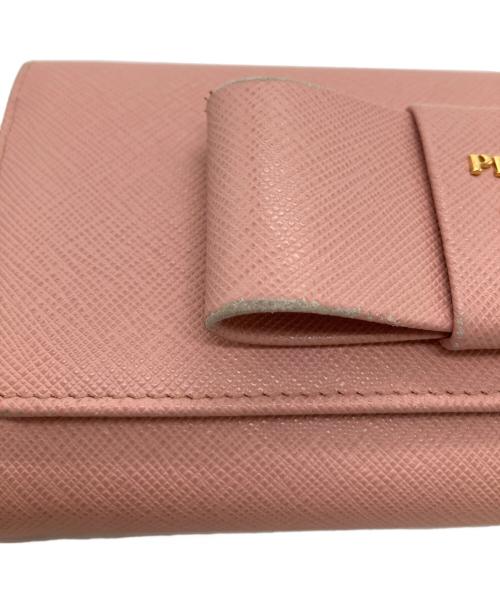 PRADA（プラダ）PRADA (プラダ) 長財布 ピンクの古着・服飾アイテム
