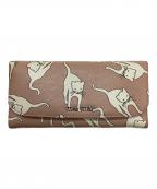 MIU MIUミュウミュウ）の古着「長財布」｜ピンク