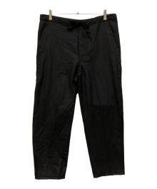 THE LIBRARY（ザ ライブラリー）の古着「WOOL FLANNEL TAPERED TR」｜ブラック