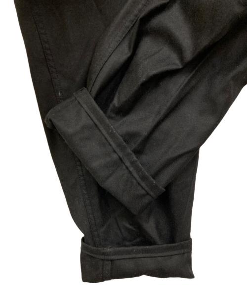 THE LIBRARY（ザ ライブラリー）THE LIBRARY (ザ ライブラリー) WOOL FLANNEL TAPERED TR ブラック サイズ:SIZE Mの古着・服飾アイテム