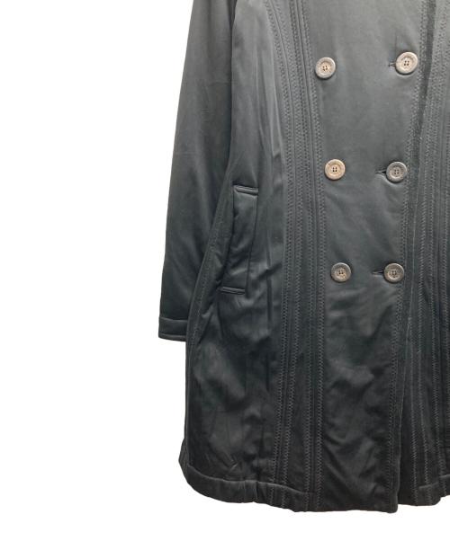 MARITHE+FRANCOIS GIRBAUD（マリテフランソワジルボー）MARITHE+FRANCOIS GIRBAUD (マリテフランソワジルボー) ギザステッチ ダブルコート ブラック サイズ:38の古着・服飾アイテム