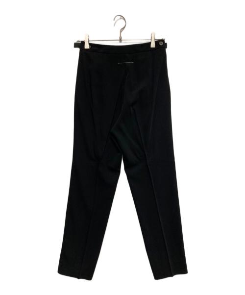 MM6 Maison Margiela（エムエムシックスメゾンマルジェラ）MM6 Maison Margiela (エムエムシックス メゾンマルジェラ) テーパードパンツ ブラック サイズ:SIZE 36の古着・服飾アイテム