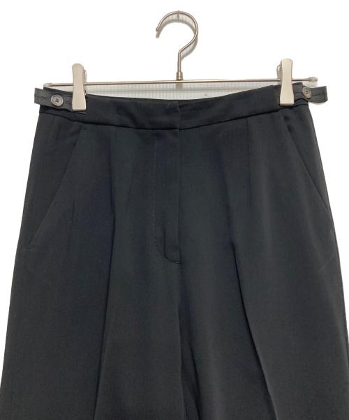 MM6 Maison Margiela（エムエムシックスメゾンマルジェラ）MM6 Maison Margiela (エムエムシックス メゾンマルジェラ) テーパードパンツ ブラック サイズ:SIZE 36の古着・服飾アイテム