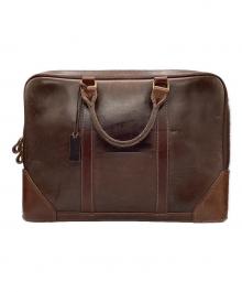 organ HERZ（オルガン ヘルツ）の古着「オーバルブリーフケース」｜ダークブラウン