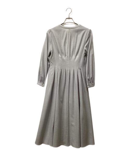 ANAYI（アナイ）ANAYI (アナイ) ソフトアムンゼンタックフレアーワンピース グレー サイズ:38の古着・服飾アイテム