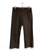 J.S HOMESTEADジャーナルスタンダード ホームステッド）の古着「EQUABLE WIDE PT　24030470602010」｜ブラウン