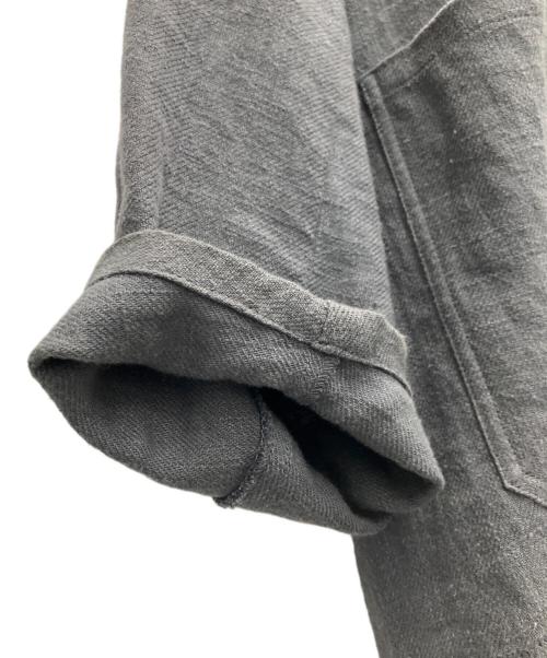UNFOLLOW（アンフォロー）UNFOLLOW (アンフォロー) charcoal washed light jacket グレー サイズ:SIZE3の古着・服飾アイテム