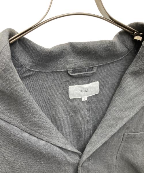 UNFOLLOW（アンフォロー）UNFOLLOW (アンフォロー) charcoal washed light jacket グレー サイズ:SIZE3の古着・服飾アイテム