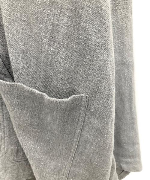 UNFOLLOW（アンフォロー）UNFOLLOW (アンフォロー) charcoal washed light jacket グレー サイズ:SIZE3の古着・服飾アイテム