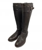 MaxMaraマックスマーラ）の古着「レザーロングブーツ」｜ブラウン