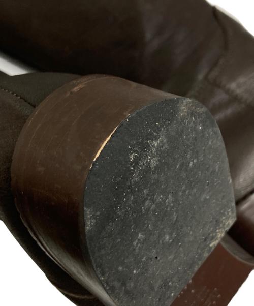 MaxMara（マックスマーラ）MaxMara (マックスマーラ) レザーロングブーツ ブラウン サイズ:361/2の古着・服飾アイテム