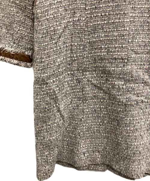 M'S GRACY（エムズグレイシー）M'S GRACY (エムズグレイシー) ツイードコート グレー サイズ:40の古着・服飾アイテム