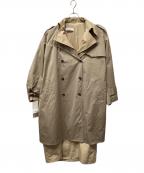 H&M×ROKHエイチアンドエム×ロク）の古着「ツーピースツイルトレンチコート」｜ベージュ