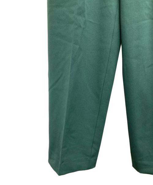 Ameri（アメリ）AMERI (アメリ) ESSENTIAL SLIM STRAIGHT PANTS グリーン サイズ:Sの古着・服飾アイテム
