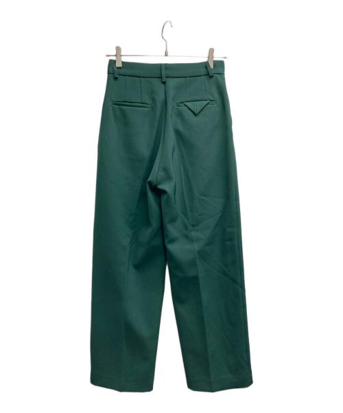 Ameri（アメリ）AMERI (アメリ) ESSENTIAL SLIM STRAIGHT PANTS グリーン サイズ:Sの古着・服飾アイテム