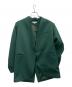AMERI（アメリ）の古着「ESSENTIAL CURVE COLLAR JACKET」｜グリーン