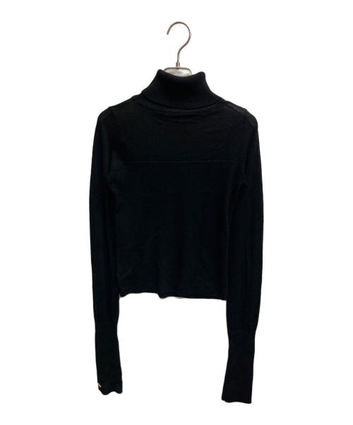 polaura（ポロ―ラ）polaura (ポロ―ラ) ロングスリーブシアータートルネック ブラック サイズ:FREEの古着・服飾アイテム