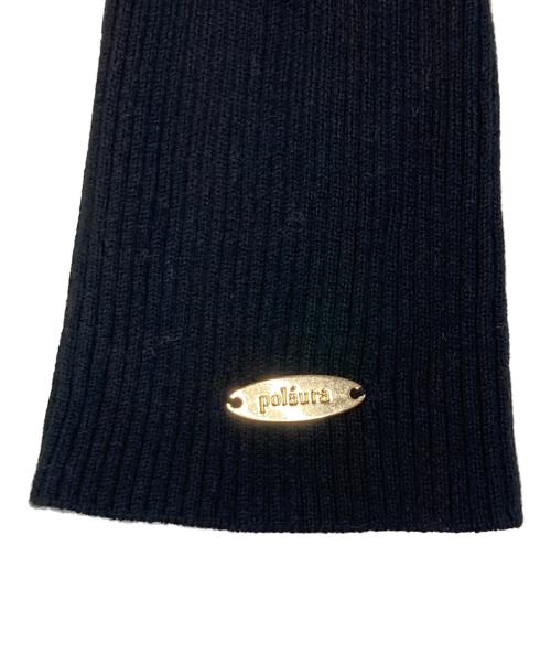 polaura（ポロ―ラ）polaura (ポロ―ラ) ロングスリーブシアータートルネック ブラック サイズ:FREEの古着・服飾アイテム