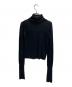 polaura（ポロ―ラ）の古着「ロングスリーブシアータートルネック」｜ブラック