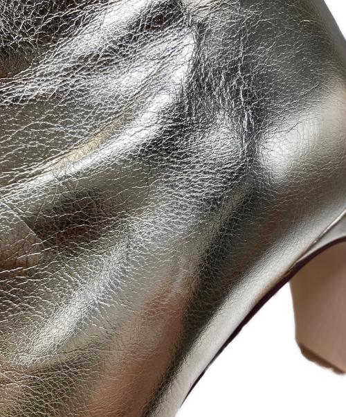 Ameri（アメリ）Ameri (アメリ) DIAGONAL TOE BOOTS/ダイアゴナル トー ブーツ ゴールド サイズ:Lの古着・服飾アイテム