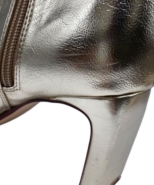 Ameri（アメリ）Ameri (アメリ) DIAGONAL TOE BOOTS/ダイアゴナル トー ブーツ ゴールド サイズ:Lの古着・服飾アイテム