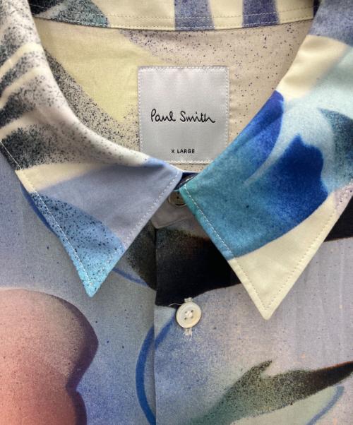 PAUL SMITH（ポールスミス）PAUL SMITH (ポールスミス) 総柄シャツ スカイブルー サイズ:LARGEの古着・服飾アイテム
