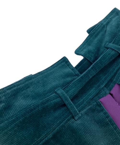 PAMEO POSE（パメオポーズ）PAMEO POSE (パメオポーズ) Gun Belt Skirt パープル×グリーン サイズ:Mの古着・服飾アイテム