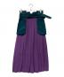 PAMEO POSE（パメオポーズ）の古着「Gun Belt Skirt」｜パープル×グリーン
