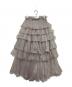 J1U by LA BELLE ETUDE (ジユウバイラベルエチュード) ティアードフリルフィッシュテールスカート グレー サイズ:FREE：6000円